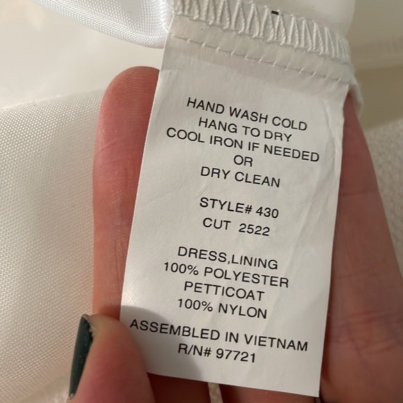 Us Angels Gorgeous White Embroidered Tank Dress w Pink Organza Sash Belt size 7 - Picture 6 of 8